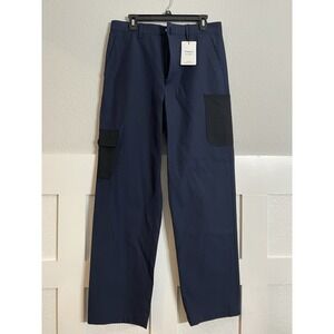 Theory Project Navy Cotton Gabardine Cargo Pants Lucas Ossendrijver M074206O 31